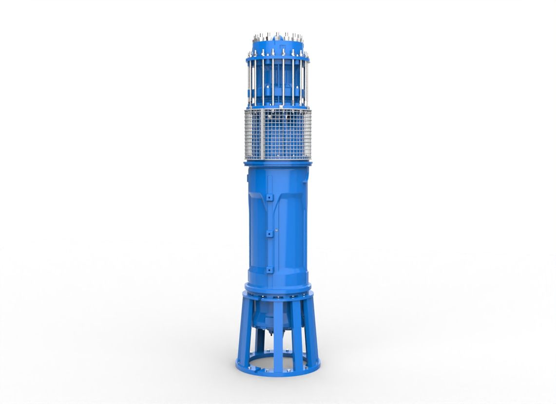 Submerged Vertical Turbine (Single or Multi Stage) with Monoblock IP68 motor at Bottom